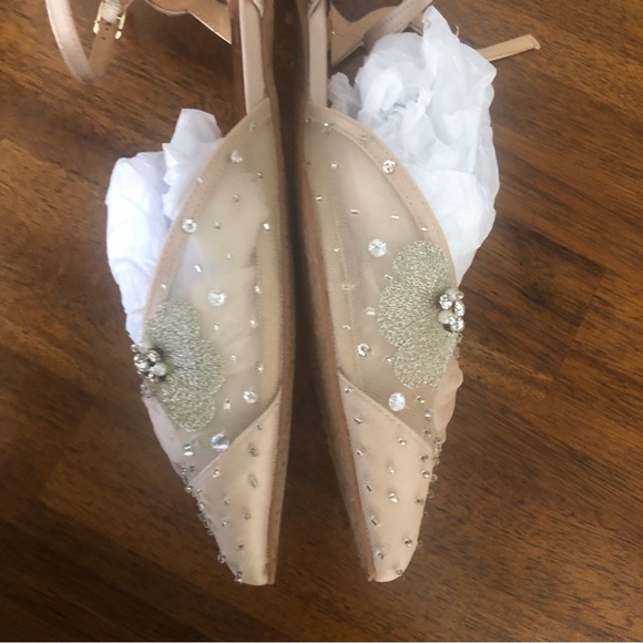 NIB $185 Karine Pointed Toe Flat BADGLEY MISCHKA COLLECTION in Nude - size 8! - Picture 10 of 14